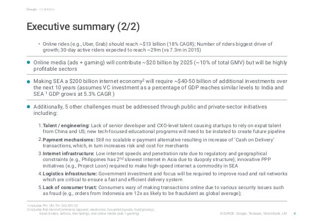 e-conomy SEA by Google and Temasek Slide 5
