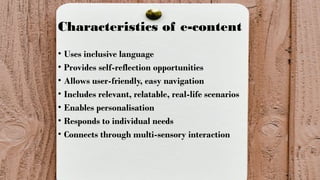 E-Content Meaning, Types, Forms, E-learning, LMS, Learning objectvies ...