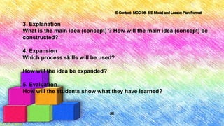 E-Content-MCC-08-5 E Model and Lesson Plan Format.pdf