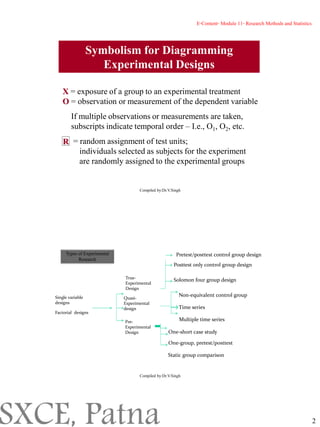 Experimental Design Statistics.pdf Experimental research | PDF