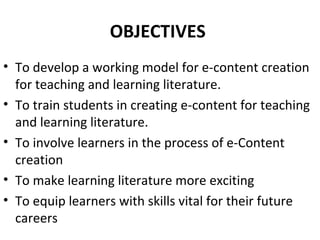 E content creation | PPT