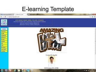 E-learning Template
 