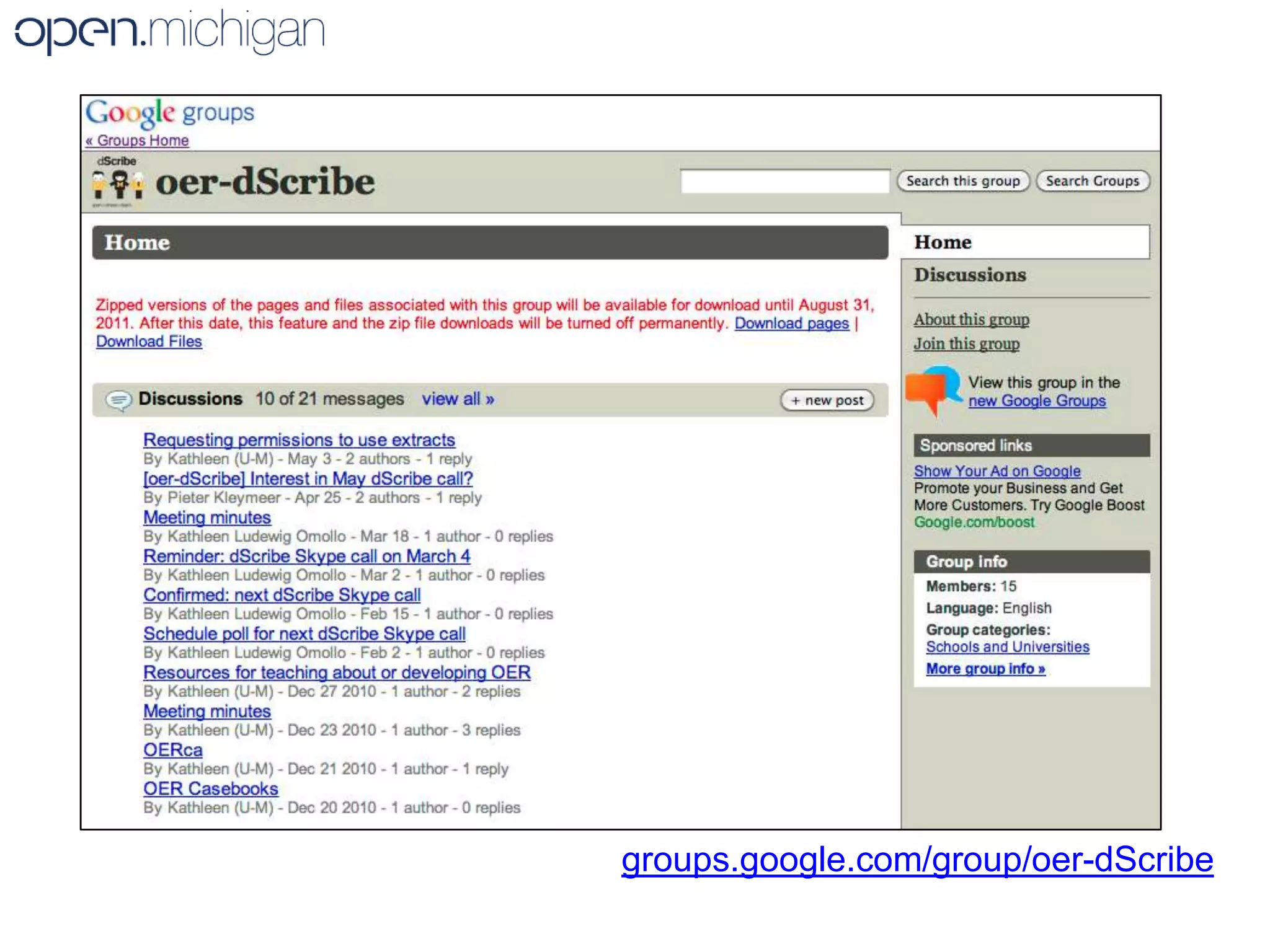 OERca is a web-based content clearing application that supports the dScribe process. People engaged in the process of creating open content can use OERca to organize materials, track changes within the resource, manage rights and license information, and collaborate with otherswith whom you’re working to create and clear content.open.umich.edu/oerca
