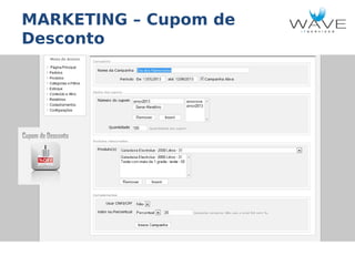 MARKETING – Cupom de
Desconto

 