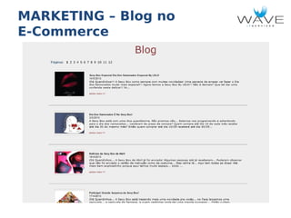 MARKETING – Blog no
E-Commerce

 