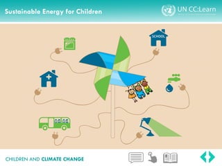 Sustainable Energy for Children
CHILDREN AND CLIMATE CHANGE
 
