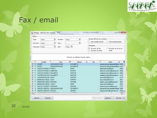 Fax / email




32   SAPABA
 