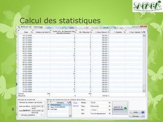 Calcul des statistiques




8   SAPABA
 