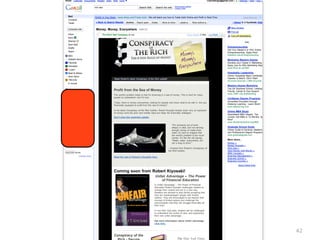 Gmail Calendar Documents Reader Sites Web more !                                                                                                    coachbengo@gmail.com |     | Settings | Help | Sign out

                                                                                                               Show search options
                             rich dad                                     Search Mail       Search the web     Create a filter




   Mail                       $3400 In One Week - www.xforex.com/Trade-Gold - We will teach you how to Trade Gold Online and Profit in Real Time                                    About these ads   <
   Contacts
   Tasks                       « Back to Search Results      Archive    Report spam     Delete    Move to Inbox      Labels          More actions                        ‹ Newer 6 of hundreds Older ›

                                                                                                                                                                       New window
   Compose mail                Money, Money, Everywhere                    Inbox   X
                                                                                                                                                                       Print all
   Inbox                             The Rich Dad Company to me                                                               show details 2 Mar        Reply
                                                                                                                                                                       Turn off highlighting
   Buzz
   Starred                                                                                                                                                                            Ads
   Sent Mail
   Drafts                                                                                                                                                           Entrepreneurship
                                                                                                                                                                    Get Your Master’s or PhD Online.
   Spam                                                                                                                                                             Entrepreneurship. Apply Now!
   BDC                                                                                                                                                              WaldenU.edu/Entrepreneurship
   Deleted Items                                                                                                                                                    Marketing Masters Degree
   Flavorite                                                                                                                                                        Develop your Career in Marketing.
   Heineken                                                                                                                                                         Apply now for MSc Marketing degree.
                                                                                                                                                                    www.RGU.ac.uk/ABS
   i Learn
   Neal & Massy                                                                                                                                                     Hospitality Leadership
   Sent Items                                                                                                                                                       Online Hospitality Mgmt Certificate
                                                 Read Robert's latest Conspiracy of the Rich update!                                                                Classes in March. Don’t Wait!
   TRICON                                                                                                                                                           eCornell.com/Call-1-866-eCornell
   4 more!
                                                                                                                                                                    Masters Degree Marketing
                                                                                                                                                                    Top UK Business School, Leading
Chat                                             Profit from the Sea of Money                                                                                       Faculty, Career & Visa Support
 Search, add or invite                                                                                                                                              www.LSBF.org.uk/Marketing
                                                 The world's problem today is that it's drowning in a sea of money. This is hard for many
                                                 people to understand—but it's true.                                                                             Caribbean Degree Programs
    CoachBengo
                                                                                                                                                                 Accredited Education through
    "If anyone wishes to come after me, he must Today, there is money up his cross daily and follow me. Forknow whatwisheswith it. Are you will lose it, but whoever loses his life for my sake will save it. What profit is there for one to gain the whole world
                                                deny himself and take everywhere, looking for people who whoever to do to save his life
                                                                                                                                                                 Distance Learning - Learn More!
    Andre Thorpe                                financially equipped to profit from this sea of money?
                                                                                                                                                                 www.efalearning.com
    Anthony Woodroffe                           In his latest Conspiracy of the Rich bulletin, Robert Kiyosaki breaks down why an explosion                      Online MBA Study
    Anton Dick                                  of money hurts the poor and middle class but helps the financially intelligent.
                                                                                                                                                                 Specialised MBA Degree, Top
    kashif greaves                                                                                                                                               London Get MBA in 12 Months, Apply
                                                Don't miss this essential update.
    Kirk Bengochea                                                                                                                                               Now!
    martins                                                                                                                                                      www.StudyInterActive.org/MBA
    nicholas bengochea                                                                                     "For someone out of work,
                                                                                                           deeply in debt, and not earning                       Graduate School Guide
    Preya Sookhai                                                                                                                                                Online Guide to Doctoral, Master's
                                                                                                           enough money to make ends
    *Adita Seenath*                                                                                        meet, it's hard to imagine that                       and Professional Degree Programs
    Francie Ammon                                                                                          the world's problem is too much                       www.graduateguide.com
    not in office                                                                                          money. It's like the old saying,
                                                                                                           "Water, water, everywhere, but                        More about...
Invite a friend                                                                                            not a drop to drink."                                 Money »
Give Gmail to:                                                                                                                                                   Robert Kiyosaki »
                                                                                                        – Excerpt from Robert’s Conspiracy of                    Rich Dad »
                                                                                                        the Rich bulletin.                                       Hard Money Soft Money »
 Send Invite 89 left
                                                                                                                                                                 MBA Courses »
                  Preview Invite                                                                                                                                 Business Management »
                                                Read the rest of Robert’s thoughts here.
                                                                                                                                                                 Business School »
                                                                                                                                                                 Business Courses »
                                                                                                                                                                               About these links

                                                 Coming soon from Robert Kiyosaki!
                                                                                           Unfair Advantage – The Power
                                                                                               of Financial Education
                                                                                          In Unfair Advantage – The Power of Financial
                                                                                          Education Robert Kiyosaki challenges readers to
                                                                                          change their context and act in a new way.
                                                                                          Readers are advised to stop blindly accepting that
                                                                                          they are 'disadvantaged' people with limited
                                                                                          options. They are encouraged to act beyond their
                                                                                          concept of limited options and challenge the
                                                                                          preconception that they will struggle financially all
                                                                                          their lives.

                                                                                          In true Rich Dad style, readers will be challenged
                                                                                          to understand two points of view, and experience
                                                                                          their own unfair advantage

                                                                                          Get more information about Unfair Advantage
                                                                                          click here.


                                                                                                                                                                                                                                        42
                                                 Conspiracy of the
                                                                                                                  The New York Times
 