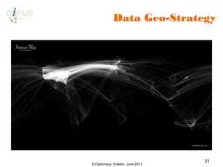 Data Geo-Strategy
E-Diplomacy, Kolašin, June 2013
21
 