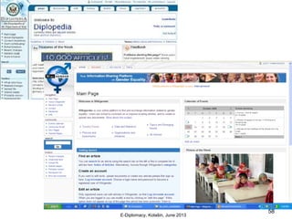 E-Diplomacy, Kolašin, June 2013
58
 