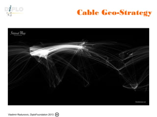 Vladimir Radunovic, DiploFoundation 2013
Cable Geo-Strategy
 