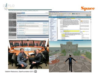 Vladimir Radunovic, DiploFoundation 2013
Space
 