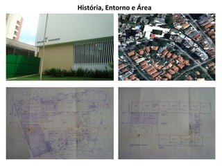 História,	
  Entorno	
  e	
  Área	
  
 