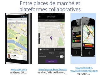 La&chronologie&des&médias&détruiteSource:M.CARTIER(2003)
° @' retis'''''
www.retis.be EXPOSÉ INTRODUCTIF "EAECONOMY"' A (C)'D.'JACOB'(2016)
• Les+premiers+pirates
# « hors,la,loi »
# « Hadopi »,
et,autres,mesures,anti3pirates
• Les+nouveaux+intermédiaires
# iTunes
# Booking.com
# Netflix…
" Quelques+métiers+bousculés:
# Les,métiers,de,courtier,,agence,de,voyages,…
# Disquaires,,médiathèques,,loueurs,de,DVD,…
# Organes,de,presse,,guides,de,voyage,,encyclopédies,…
Réintermédiation par&des&« pirates »
° @' retis'''''
www.retis.be EXPOSÉ INTRODUCTIF "EAECONOMY"' A (C)'D.'JACOB'(2016)
 