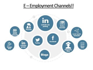 E–EmploymentChannels!!
 