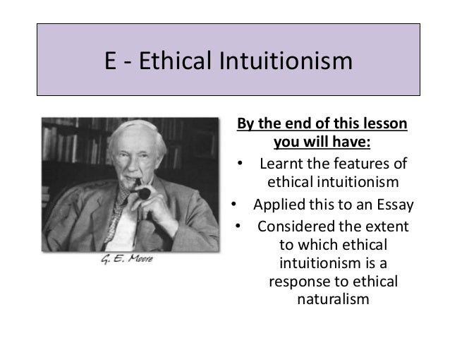 Ethical intuitionism