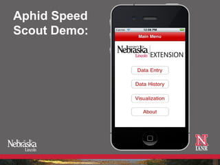 Aphid Speed
Scout Demo:
 