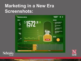 Marketing in a New Era
Screenshots:
 