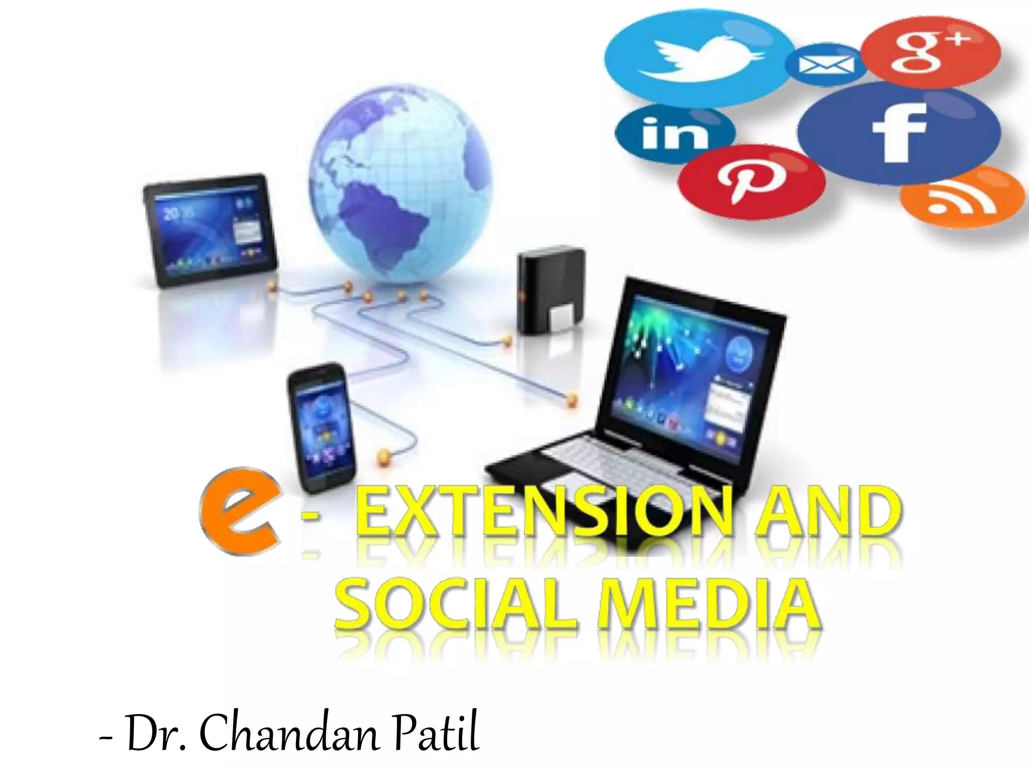 e-EXTENSION and SOCIAL MEDIA | PPTX