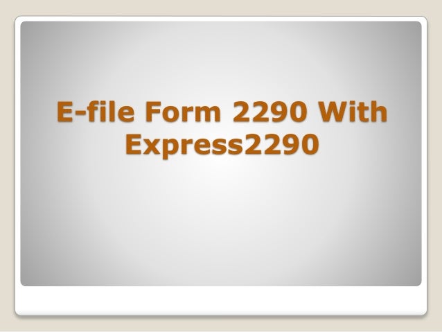 file form 2290 with express2290 form 2290 online filing