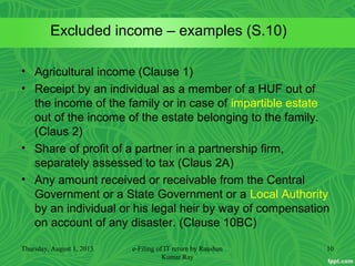 E-Filing of Income Tax | PPT