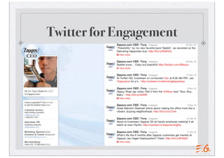 Twitter for Engagement
 