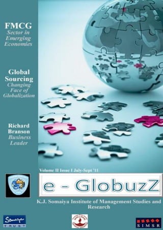 0|e-Globuzz,Vol II Issue I July-Sept‟11
 