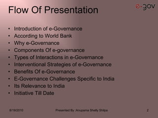 E governance | PPT