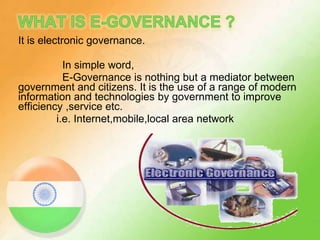E governance | PPTX