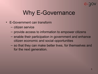 E governance | PPT