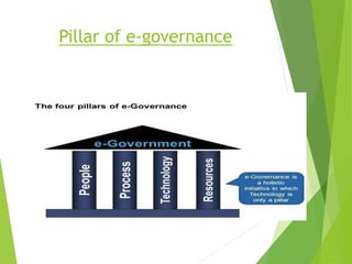 Pillar of e-governance
 
