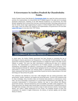E-Governance In Andhra Pradesh By Chandrababu Naidu..pdf