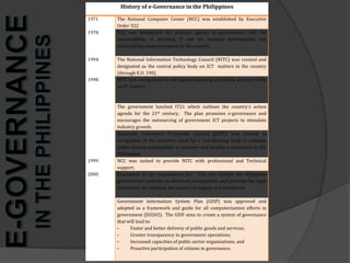 e-Governance in the Philippines