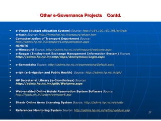 E governance service delivery an assessment of community information ...