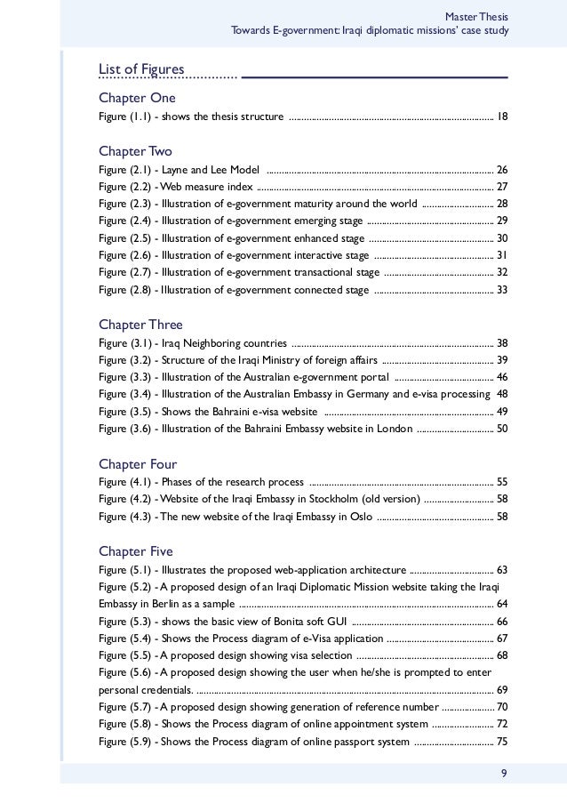 Master thesis research problem example