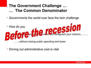 E-Government In A Recession