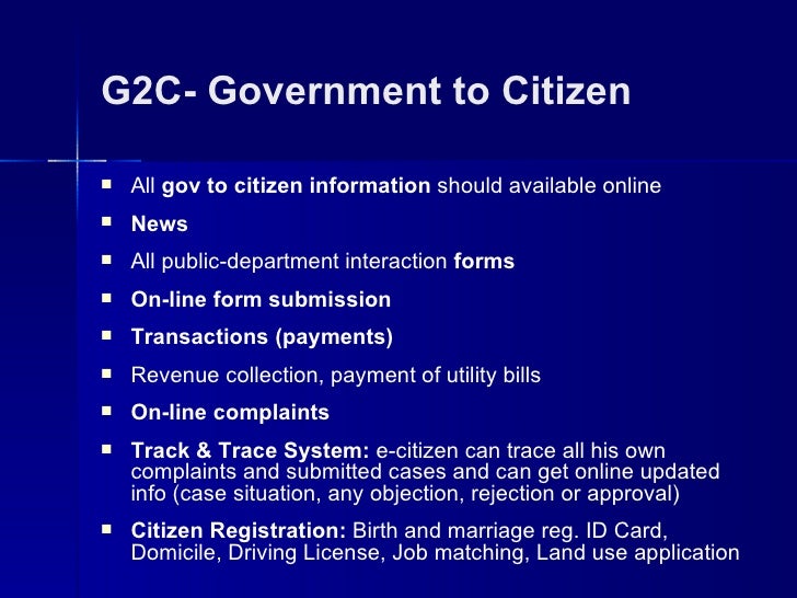 eGovernment introduction