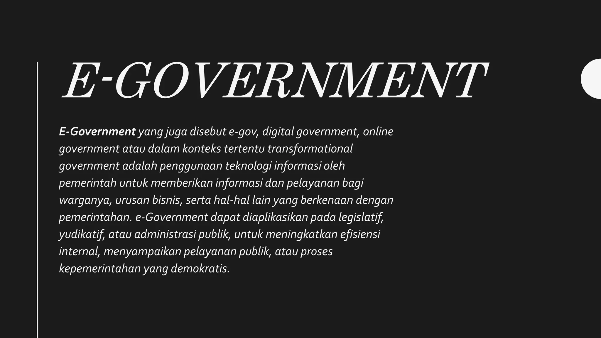 E government ppt | PPTX