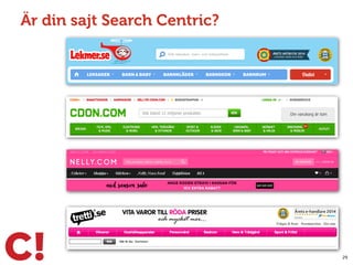 Är din sajt Search Centric?
29
 
