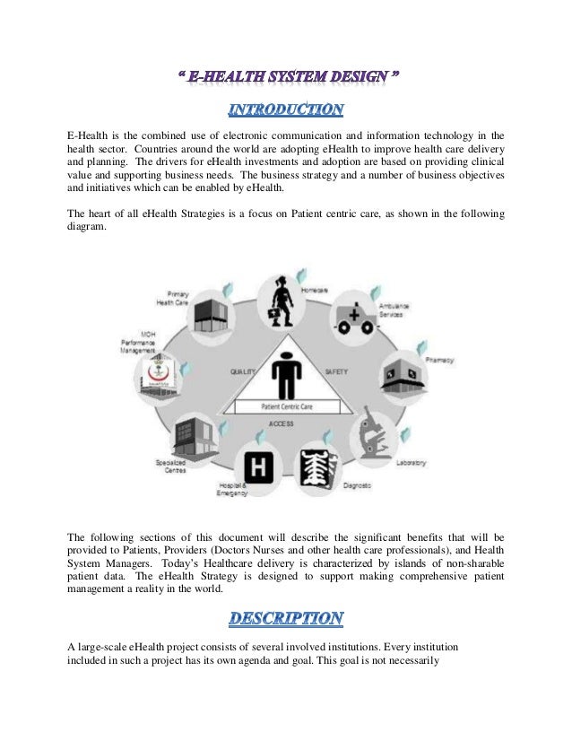 E health system design