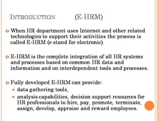E-HRM