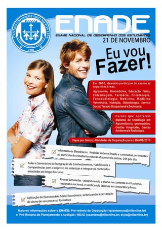 e-INFORMATIVO 03 - Setembro/2010   http://enadeblog.blogspot.com/   Página 11
 