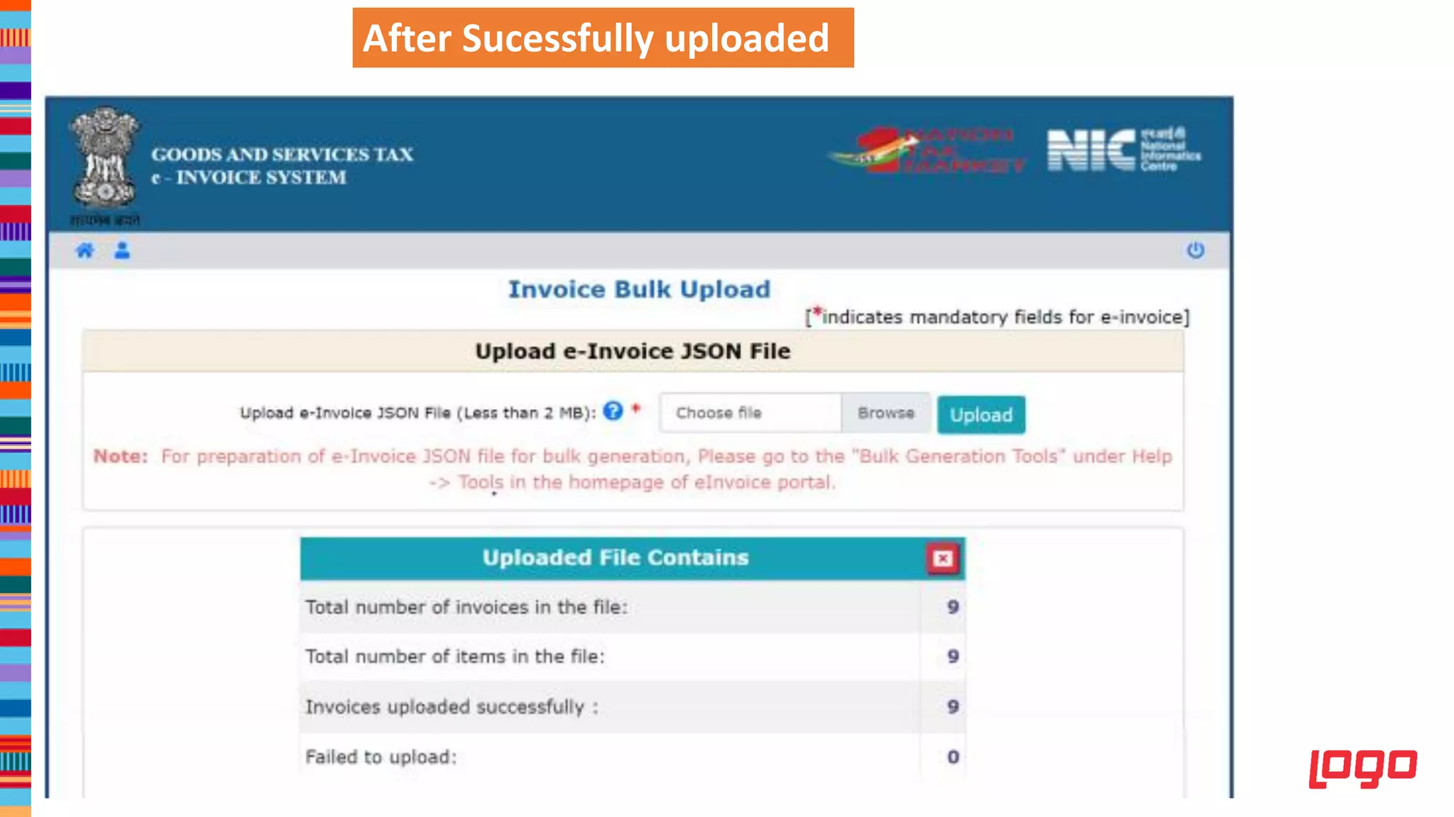 After Sucessfully uploaded
 