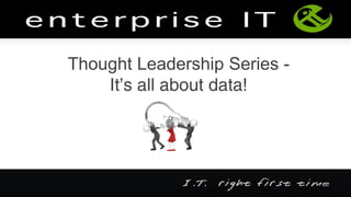 1© 2015 Delphix. All Rights Reserved. Private & Confidential.
Thought Leadership Series -
It’s all about data!
 