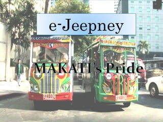 e-Jeepney 