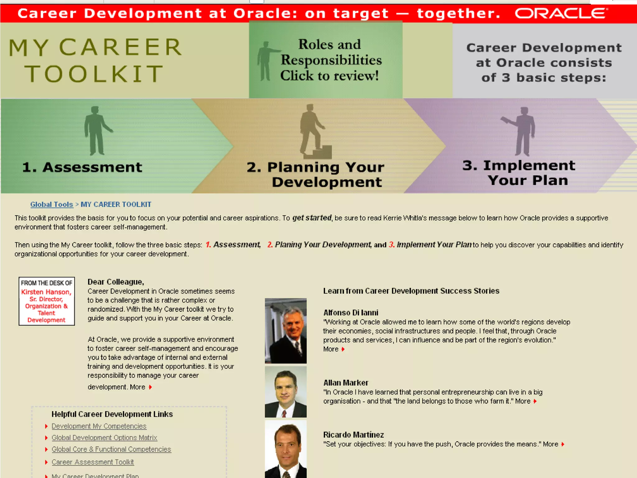 EMEA Career Planning Framework
 