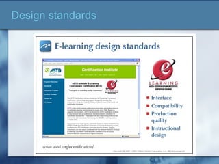 Design standards
 