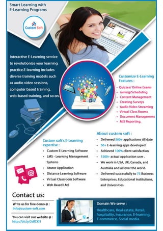 Smart Learning with E-Learning Programs