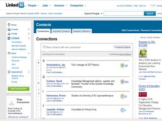 Professional social network
 